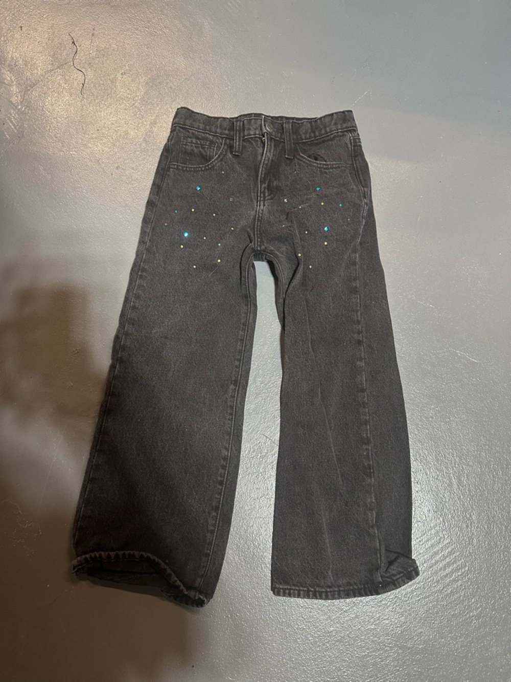 Girls embellish Jeans